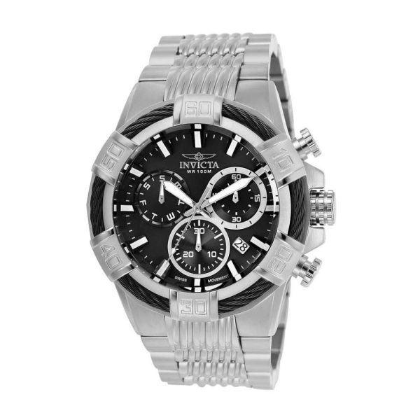 ectq26852_vni_0 jpg - Relógio Masculino de Quartzo Bolt, Invicta 25862, Prata