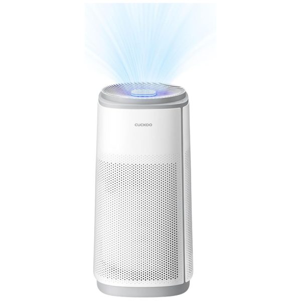 ectq2bpxsmn90b_0-1 jpg - Purificador de Ar para Ambientes até 209m com Modo de Suspensão Silencioso, 5 Estágios, Luz UV C e Carvão Ativado, 110V 60W, CUCKOO, Branco