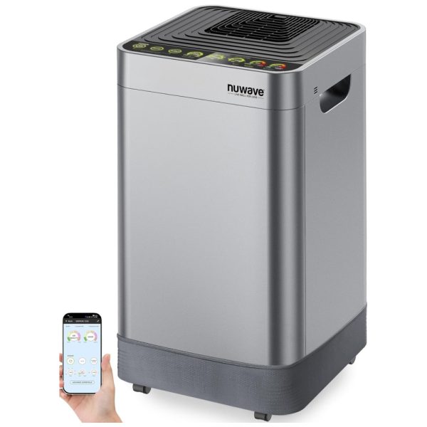 ectq2m22hbnc0b_0 jpg - Purificador de ar inteligente OxyPure com filtragem de 5 estágios para salas grandes de até 2.934 pés quadrados Nuwave