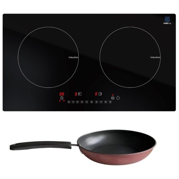 ectq2rysxpz90b_0 jpg - Queimadores de indução portáteis Cheftop Cooktop de indução 120V Topo de cerâmica digital com trava de segurança para crianças, 1800 watts, controle de sensor de toque Várias zonas e níveis de cozimento horizontal duplo panela