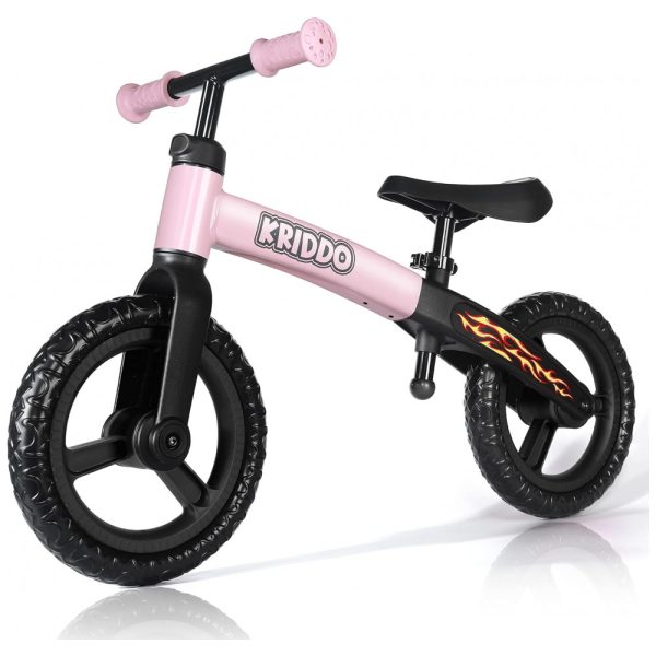 ectq2s26xz4b0b_0 jpg - Bicicleta sem Pedal Interativa de Aprendizagem para Crianças de 2 a 6 Anos, KRIDDO, Rosa