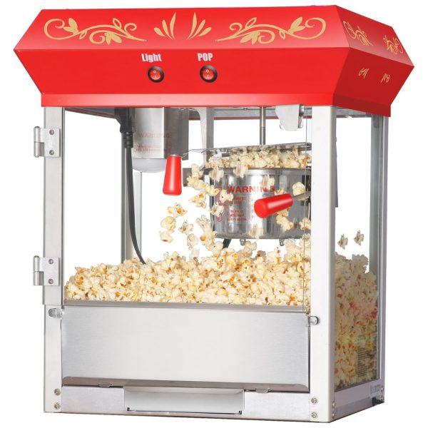 ectq2s4voy200b_0-1 jpg - Máquina de Pipoca Vermelha Great Northern Popcorn 6112 Foundation Top, de 113,4 gramas. Popcorn Crocante em minutos, Compacta e Eficaz.