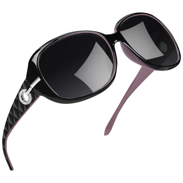 ectq2x2ix9c10b_0 jpg - Óculos de Sol Feminino com Proteção UV, Joopin A02, Roxo e Preto