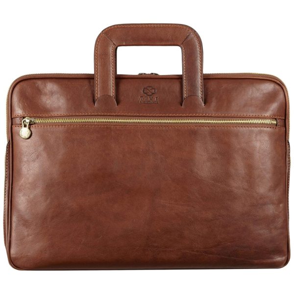 ectq2z9o97d10b_0 jpg - Bolsa Maleta de Couro Masculina para Laptop, TIME RESISTANCE, Marrom