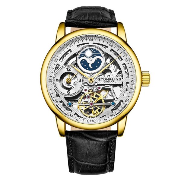 ectq2_7193_0 jpg - Relógio Masculino Stuhrling Esqueleto 3917 Automático 43mm, Dourado