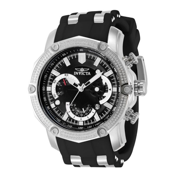 ectq30083_vni_0 jpg - Relógio masculino Pro 0,71 quilates Diamond 50 mm. Aço. Preto 38003