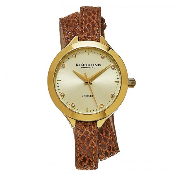 ectq30_426_0 jpg - Relógio Feminino Stuhrling Vogue 624 Quartzo 38mm, Marrom