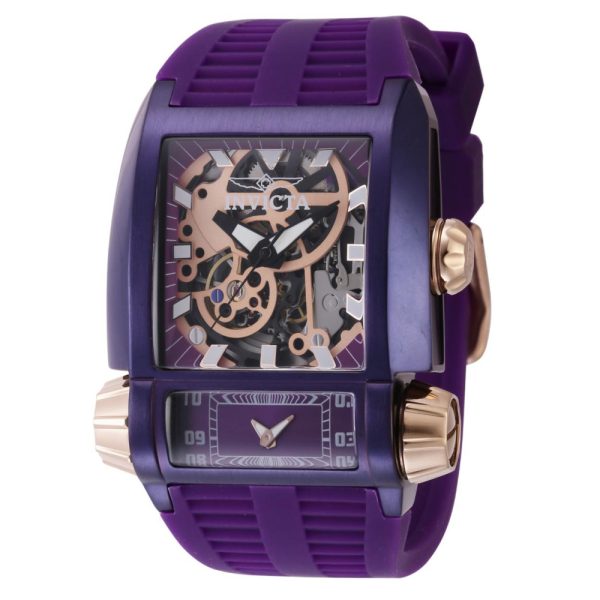 ectq33714_vni_0 jpg - Akula Excursionist Automático Swiss Ronda 1042 Calibre Relógio Masculino 43mm. Roxo 41733