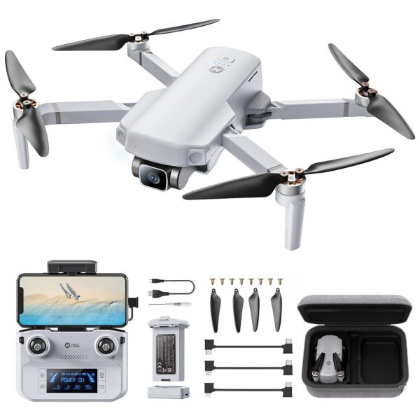 ectq353gbm9d0b_0-3 jpg - Drone com Câmera 4K para Adultos, 249g FAA Compatível, Dobrável FPV RC Quadcopter, Sensor de 1200W, Retorno Automático, Holy Stone, Branco