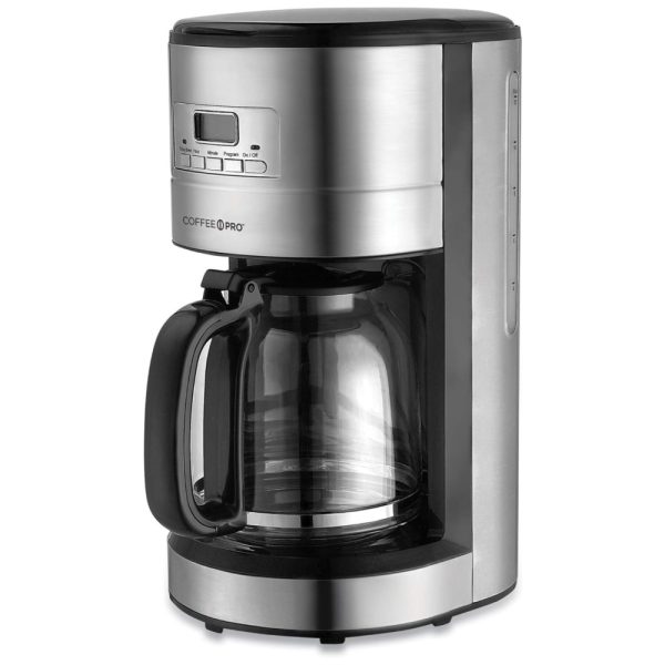 ectq3lm5p5w60b_0 jpg - Cafeteira Elétrica gramável 2.8L com Desligamento Automático e Aço Inoxidável, 110v, COFFEE PRO CPCM4276, Prateado