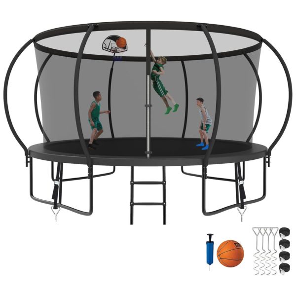 ectq3rmd3r7c0b_0 jpg - Cama Elastica Capacidade até 544 kg com Cesta de Basquete, SKYUP, Preto