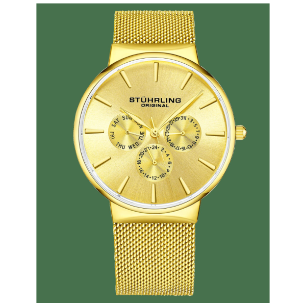 ectq3_1393_0-1 png - Relógio Masculino Stuhrling Monaco 3931 Quartzo 39mm, Dourado