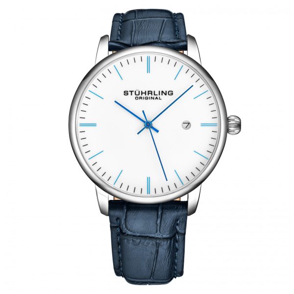 ectq3_7993_0 jpg - Relógio Masculino Stuhrling Rasa 3997 Quartzo 40mm, Azul