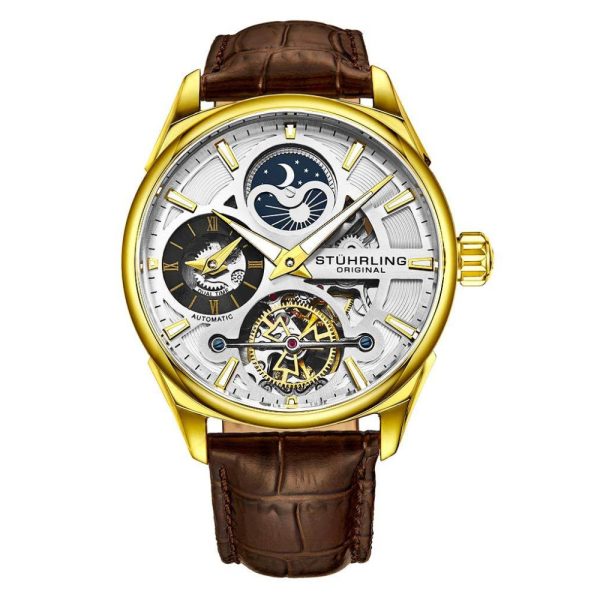 ectq3_8193_0 jpg - Relógio Masculino Stuhrling Special Reserve 3918 Automático 43mm, Dourado