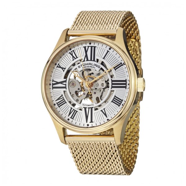 ectq40_m747_0 jpg - Relógio Masculino Stuhrling Elite 747M Automático 42mm, Dourado