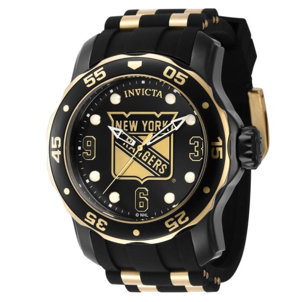 ectq42324_gz_vni_0 jpg - Relgio Masculino Invicta NHL New York Rangers 48mm, Ouro e Preto. Modelo ZG 42324.