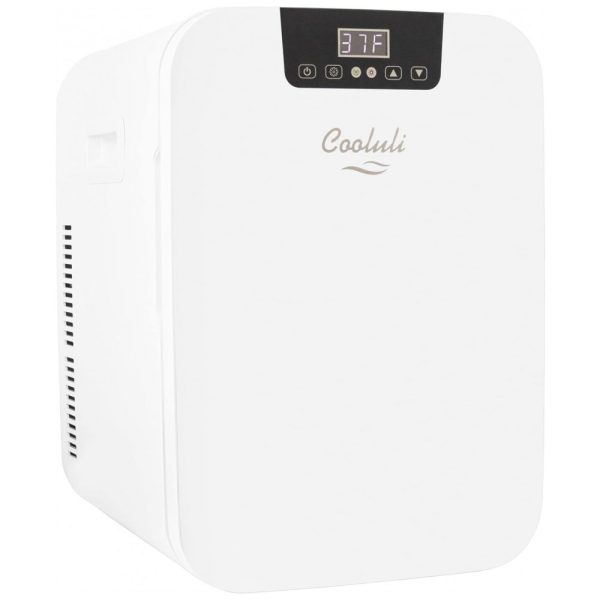 ectq425gbcj70b_0 jpg - Mini Geladeira para Skincare 20 Litros com Controle de Temperatura Digital, 110V, Cooluli, Branco