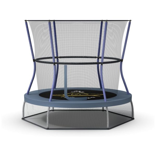 ectq42fs24q70b_0 jpg - Skywalker Trampolins Mini trampolim com rede de proteção 60 polegadas azul escuro cinza com nave espacial