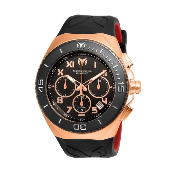 ectq460512_mt_vni_0 jpg - Relgio masculino TechnoMarine Manta Ocean 48 mm. Preto. Vermelho TM 215064, Invicta