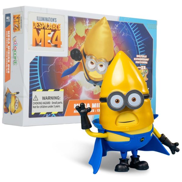 ectq4d5cjm4d0b_0 jpg - Minion Mega Gus com 12 cm de Altura e 3 Expressões Faciais Mutáveis para Crianças Acima de 8 Anos, YOLOPARK