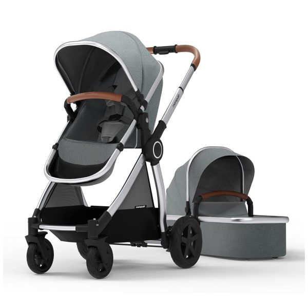 ectq4tjqmg480b_0 jpg - Carrinho de Bebê com Berço Portátil Removível e Assento Reversível, Mompush, Cinza