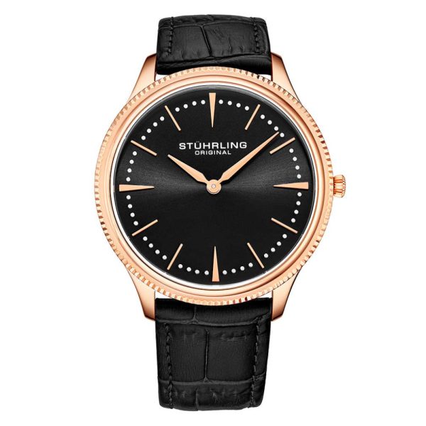 ectq4_4893_0 jpg - Relógio Masculino Stuhrling Silhouette 3984 Quartzo 41mm, Preto