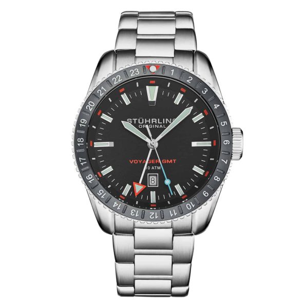 ectq4_7104_0 jpg - Relógio Masculino Stuhrling GMT 4017 Quartzo , Mergulhador