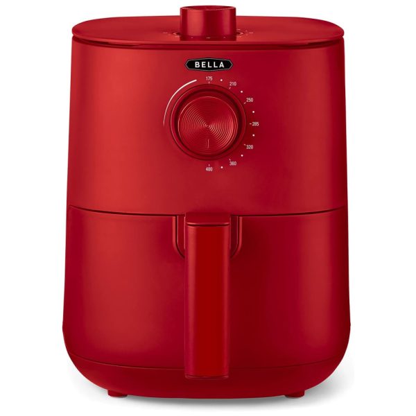 ectq5fsw72p80b_0 jpg - Fritadeira Elétrica AirFryer 2.9L de Capacidade e Desligamento Automático, 110v, BELLA 17274, Vermelho