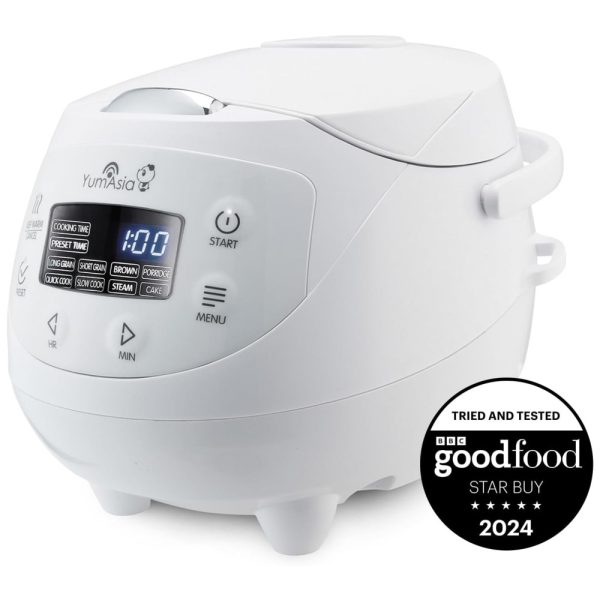 ectq5nn5489b0b_0 jpg - Panela de Arroz Elétrica 840mL, Cerâmica e 4 Predefinições, Branca, 110v, YUMASIA YUM EN06, Branco