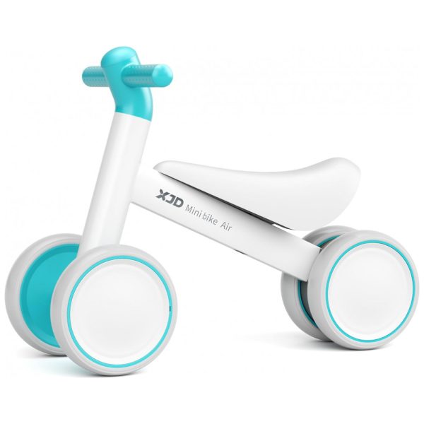 ectq5qhb3p4c0b_0 jpg - Bicicleta sem Pedal com 4 Rodas para Crianças de 1 a 3 Anos, XJD, Branco e Verde