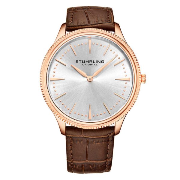 ectq5_4893_0 jpg - Relógio Masculino Stuhrling Silhouette 3984 Quartzo 41mm, Marrom