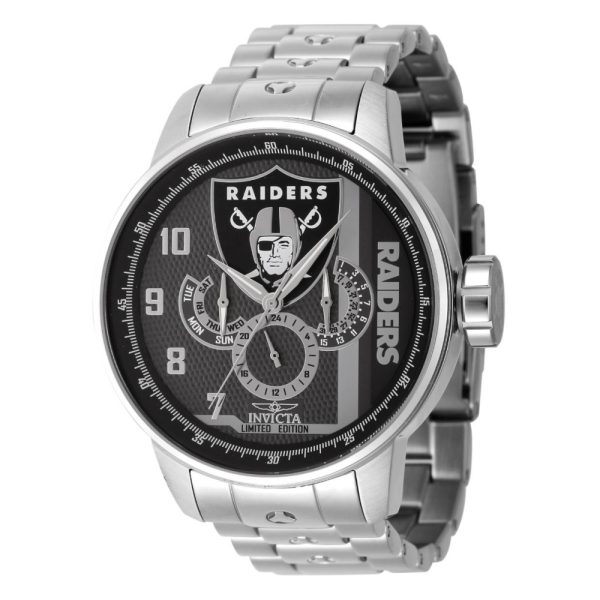 ectq62154_gz_vni_0 jpg - NFL Las Vegas Raiders Relógio Masculino 48mm. Aço ZG 45126