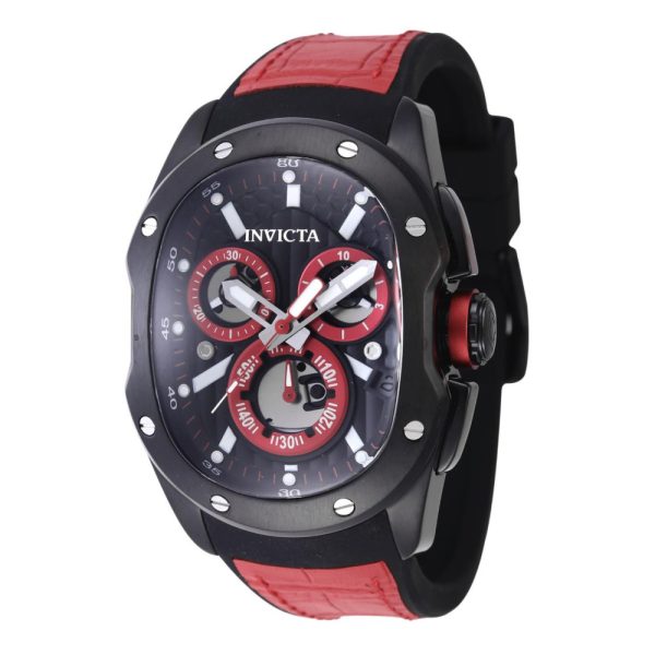 ectq63454_vni_0 jpg - Lupah Revolution 2.0 Swiss ETA G10.212 Calibre Relógio Masculino 41,5 mm. Vermelho. Preto 45436