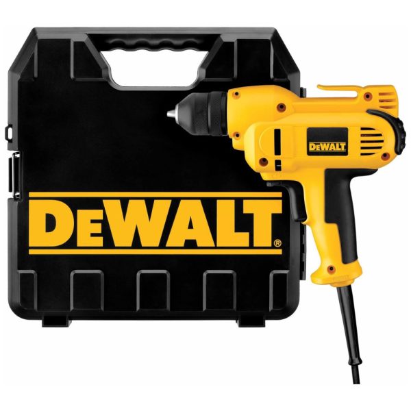 ectq68akg4100b_0 jpg - Furadeira com Fio com Velocidade Reversível e Variável, 110v, DEWALT DWD115K, Amarelo