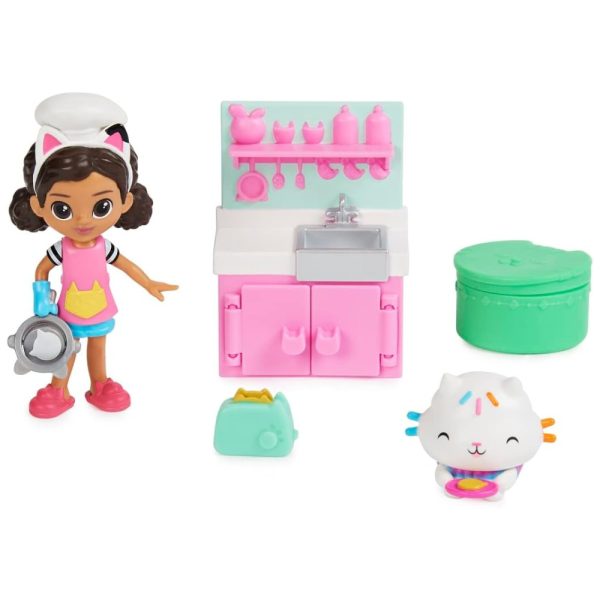 ectq69rnl2b90b_0 jpg - Hora do Lanche Cozinha da com 5 Acessórios para Crianças a partir de 3 anos, GABBYS DOLLHOUSE 6063574, Rosa