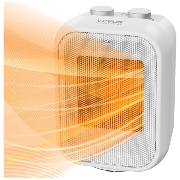 ectq6b4gprnc0b_0 jpg - Aquecedor e Ventilador Elétrico Portátil com Termostato e Silencioso, 110V 1500W, VEVOR, Branco