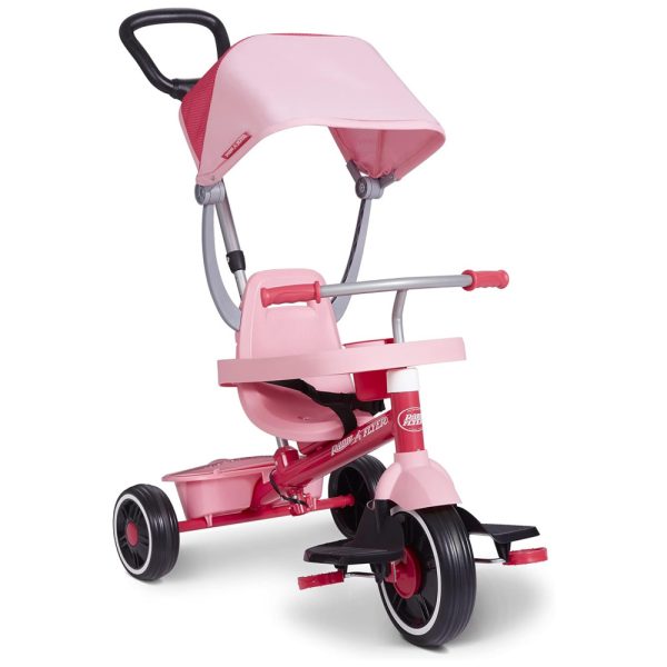 ectq6mt7g4190b_0 jpg - Radio Flyer Pedal Push 4 em 1 Stroll N Trike, triciclo rosa, triciclo para crianças de 1 a 5 anos, bicicleta infantil Exclusive, grande exclusivo rosa