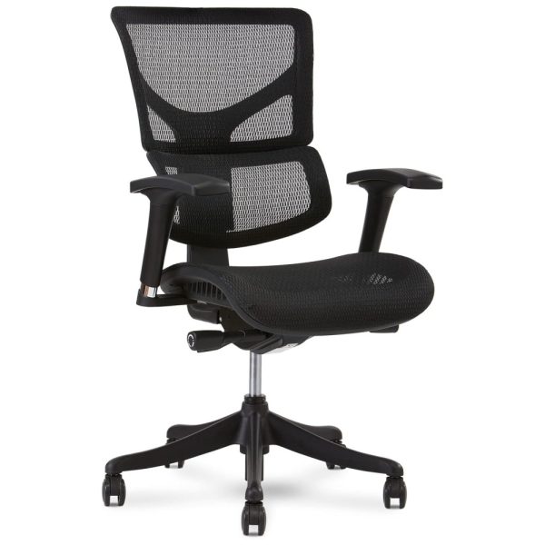 ectq6o9scsh10b_0 jpg - Cadeira de Escritório Ergonômica Giratória com Encosto Médio, X CHAIR 063016X1BL, Preto