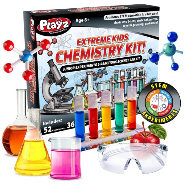 ectq6pzdfsh80b_0 jpg - Kit Científico de Química para Crianças 52 Experimentos Extremos de STEM Playz Atividades Educativas para Crianças de 8 Anos.