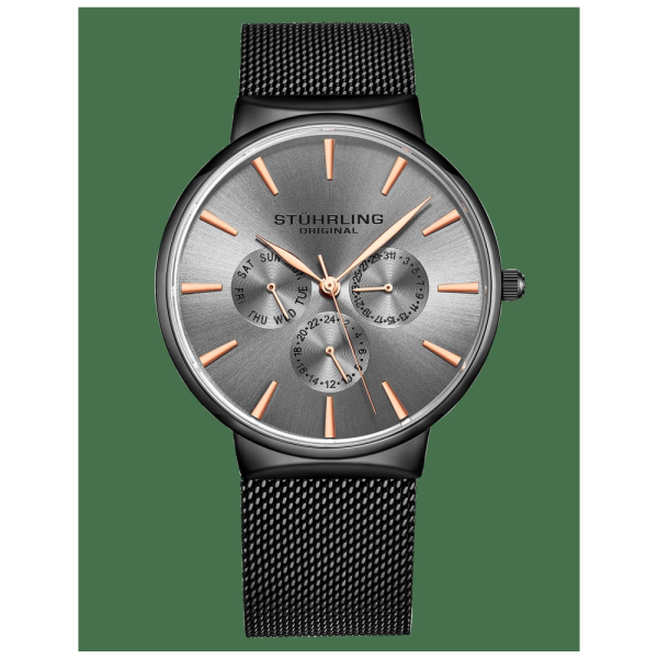 ectq6_1393_0-1 png - Relógio Masculino Stuhrling Monaco 3931 Quartzo 39mm, Preto