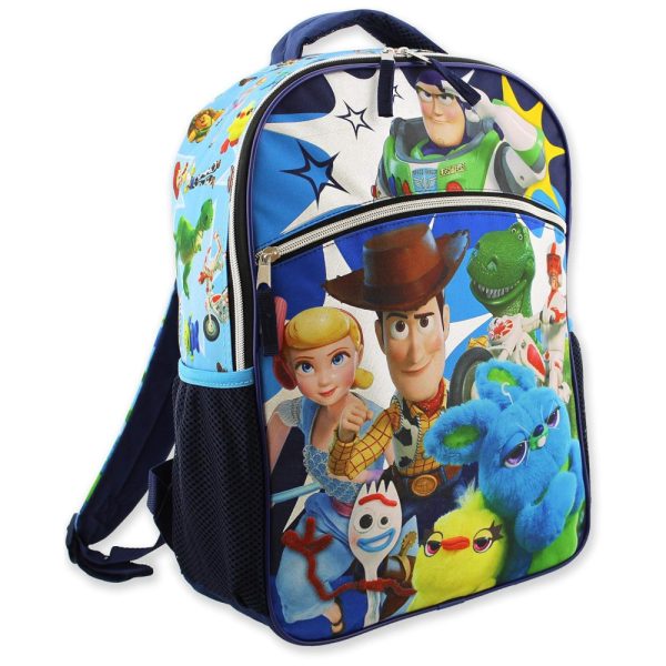 ectq7drp4t580b_0 jpg - Mochila Escolar de Disney Toy Story 4 para Meninas e Meninos a Partir de 4 Anos, Azul