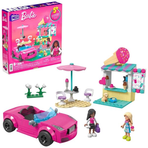 ectq7l1svsbb0b_0 jpg - Conjunto de construção de carros Barbie MEGA com 225 peças e suporte conversível para sorvete Mattel