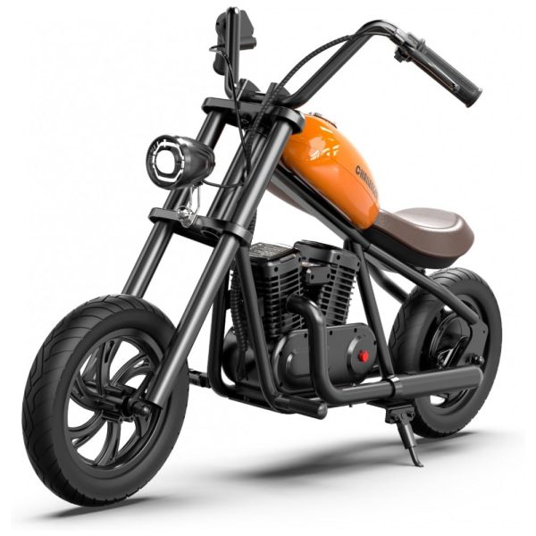 ectq7rc999cc0b_0-1 jpg - Moto Elétrica Infantil a Bateria 21V, 60 Min de Ação, até 16 km, h para Crianças de 3 Anos ou Mais, Hyper GoGo, Laranja