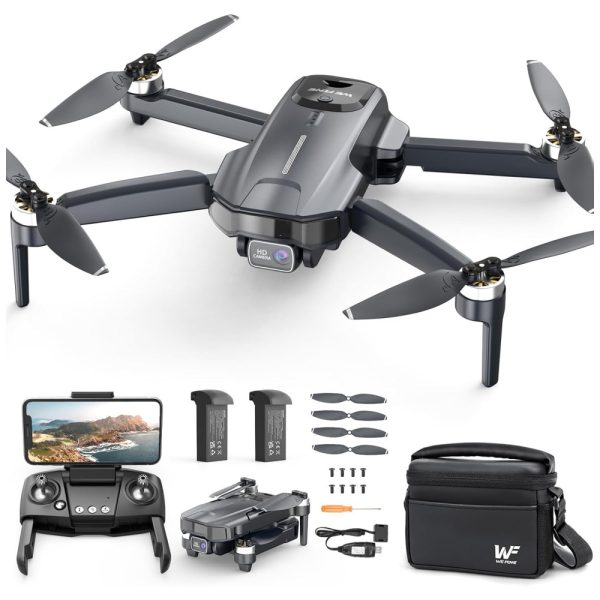 ectq7xb8m71d0b_0 jpg - Drone com Câmera 4K para Adultos, GPS RC Quadcopter FPV Dobrável, Transmissão Wi Fi 5G, Retorno Automático e 50 Minutos de Voo, WeFone, Preto