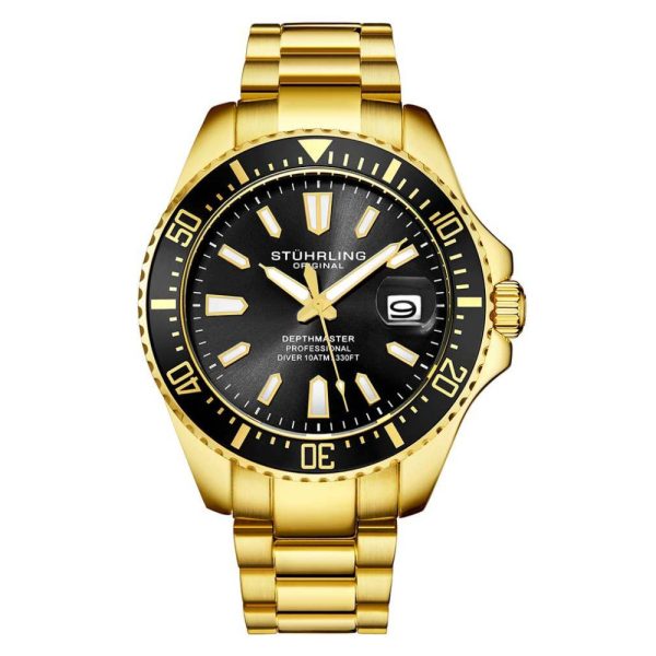 ectq7_a0593_0 jpg - Relógio Masculino Stuhrling 3950A Quartzo 42mm, Dourado