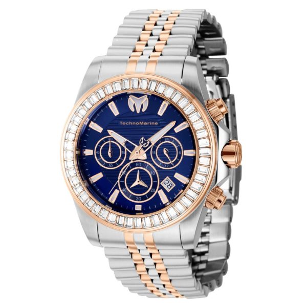 ectq820222_mt_vni_0 jpg - Relógio Masculino TechnoMarine Manta Ray 42mm. Aço. Ouro Rosa TM 222028