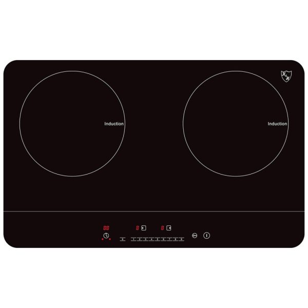 ectq82vb42680b_0 jpg - Cooktop Elétrico de Indução Portátil com 2 Queimadores, Placa de Cerâmica, 110V 1800W, K H IN DD18 120S, Branco