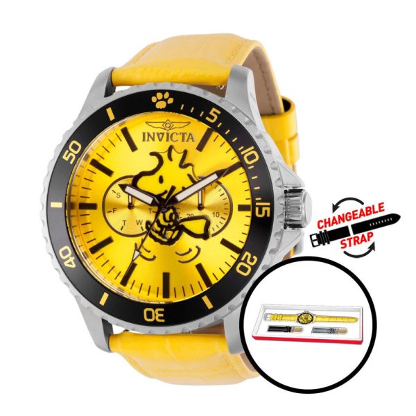 ectq83683_vni_0 jpg - Relógio masculino Character Collection 48mm. Amarelo com Alça Intercambiável 38638