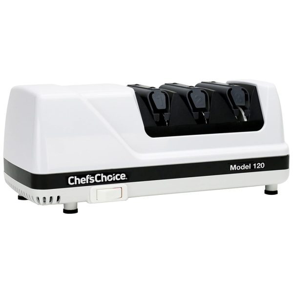 ectq8b1s40000b_0-1 jpg - Afiador Elétrico de Facas e Tesouras com 3 Estágios, 110v, CHEFSCHOICE 0120000, Branco