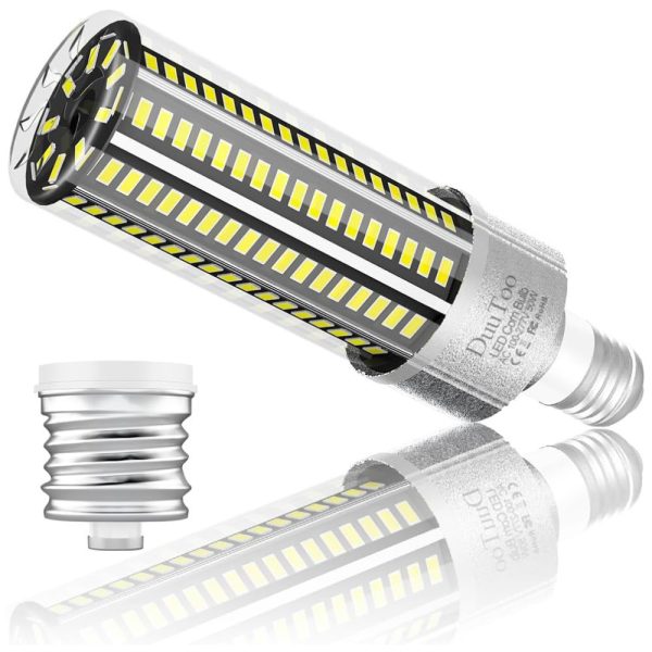 ectq8dz55wq70b_0-1 jpg - Lâmpada LED 3 6200 Lumens 6500K Branca com Base E26, E39, 1 Unidade, DUUTOO DT 50W, Prateado